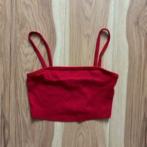 TNA Red Crop Top